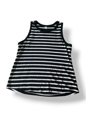 [Old Navy] Black and White Striped Tank